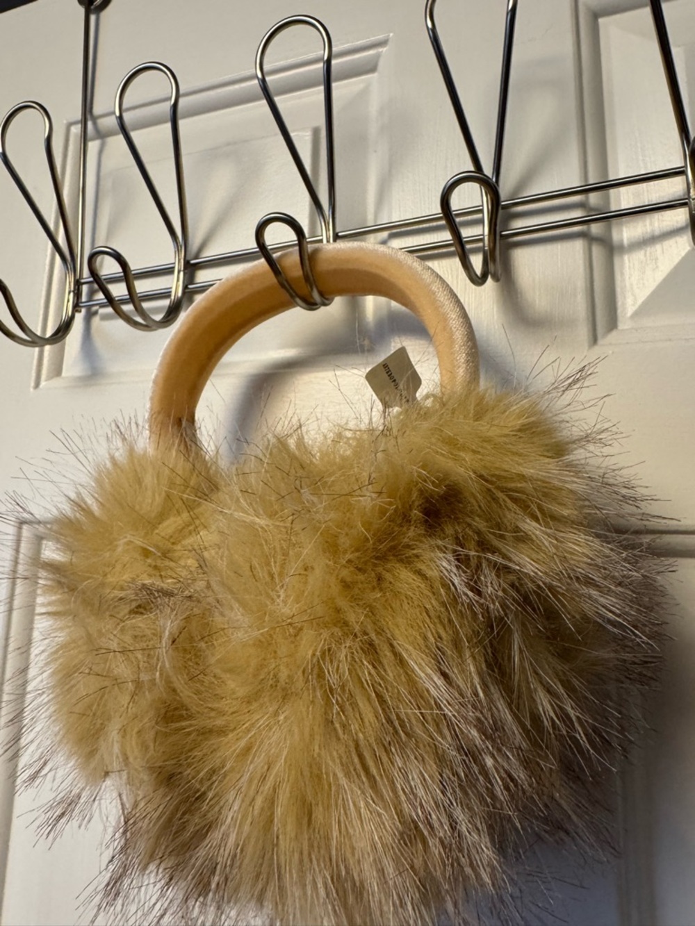 Faux Fur Anthropologie Ear Muffs in Camel